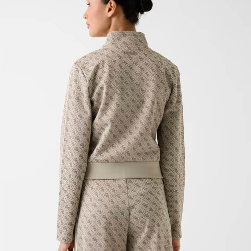 Guess Γυναικεία ζακέτα 4G Jacquard Full Zip Sweatshirt